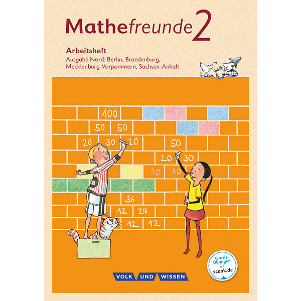 Mathefreunde, Ausgabe Nord 2015: 2. Schuljahr, Arbeitsheft mit Lernstandserhebungen