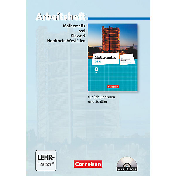 Mathematik Real, Differenzierende Ausgabe Nordrhein-Westfalen (2011): 9. Schuljahr, Arbeitsheft mit CD-ROM