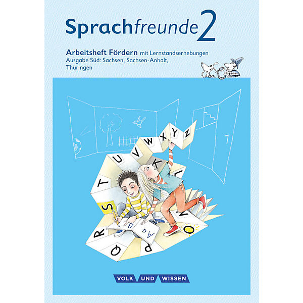Sprachfreunde, Ausgabe Süd 2015: 2. Schuljahr, Arbeitsheft Fördern mit Lernstandserhebungen