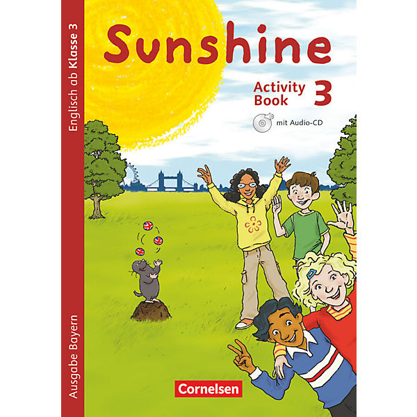 Sunshine, Ausgabe Bayern: 3. Jahrgangsstufe, Activity Book mit Audio-CD, Minibildkarten
