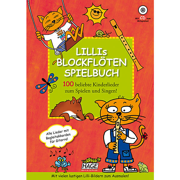 Lillis Blockflöten Spielbuch, mit Audio-CD