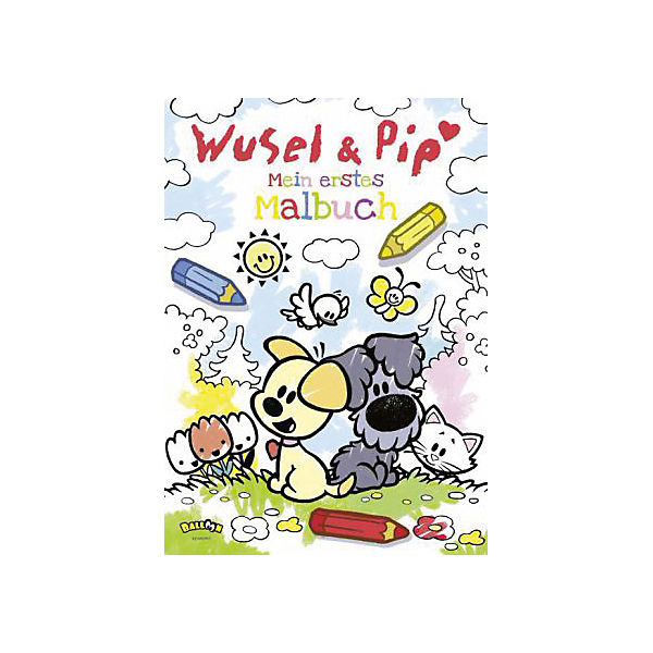 Wusel und Pip: Mein erstes Malbuch