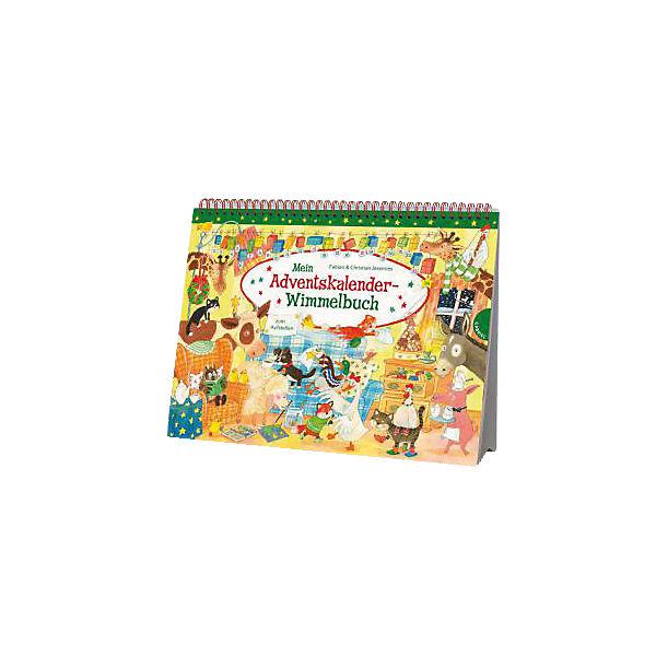 Mein Adventskalender-Wimmelbuch