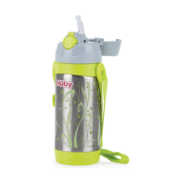 Thermo Clik-It Edelstahl Trinkhalmbecher, 360 ml