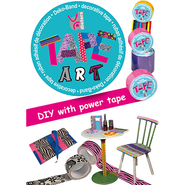 Tape Art Set pink, 2 Rollen mit 3,4 m