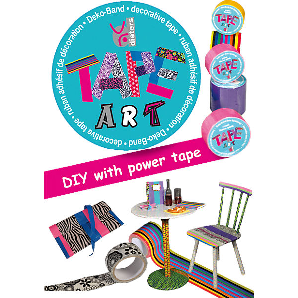 Tape Art Set stripes, 2 Rollen mit insgesamt 7,9 m