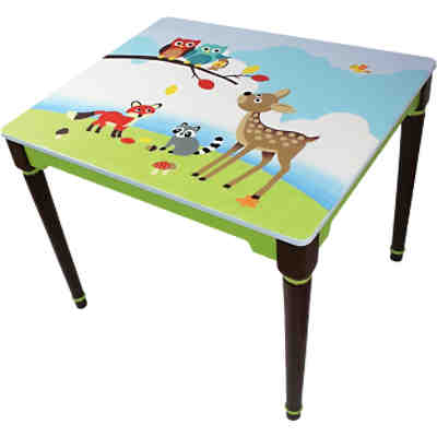 Kindertisch Zauberwald Tiere, teilmassiv