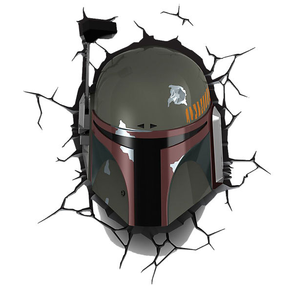 3D Licht Star Wars Boba Fett (Wandlampe)