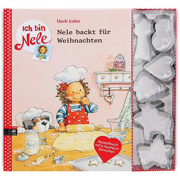 Ich bin Nele: Nele backt für Weihnachten (Backbuch mit 6 Ausstechförmchen)