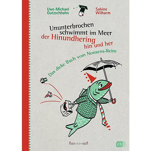 Ununterbrochen schwimmt im Meer der Hinundhering hin und her