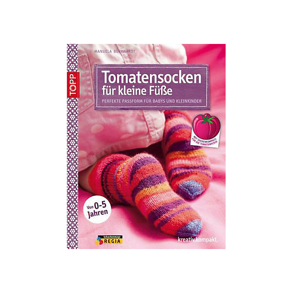 Tomatensocken für kleine Füße