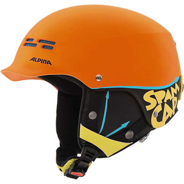 Skihelm Spam Cap Jr. crazy-orange matt