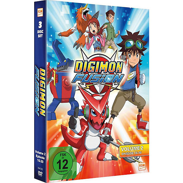 DVD Digimon Fusion 02 (Folge 16-30)