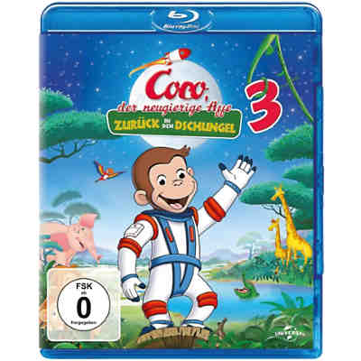 BLU-RAY Coco, der neugierige Affe 3: Zurück in den Dschungel