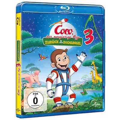BLU-RAY Coco, der neugierige Affe 3: Zurück in den Dschungel 2