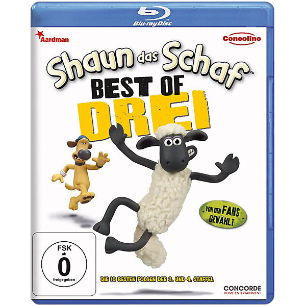BLU-RAY Shaun das Schaf- Best of Drei