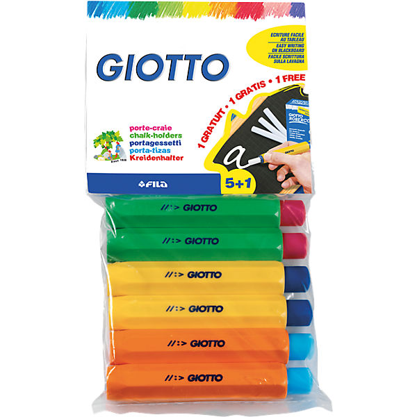 GIOTTO Kreidehalter, 6-tlg.
