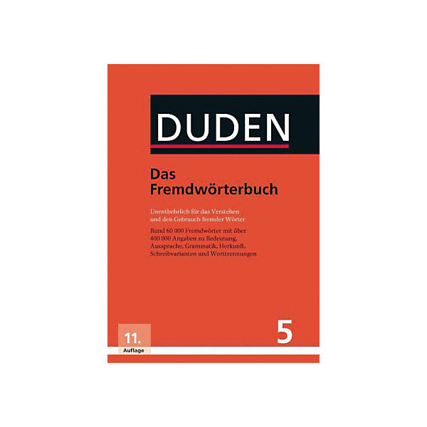 Der Duden: Das Fremdwörterbuch