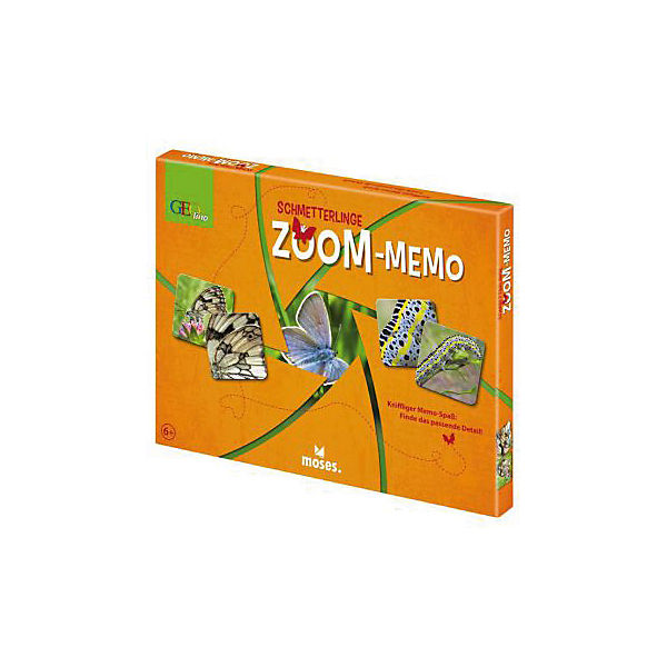 Geolino Zoom-Memo (Kinderspiel), Schmetterlinge