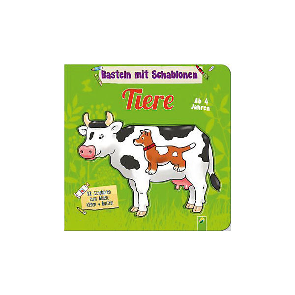 Basteln mit Schablonen: Tiere
