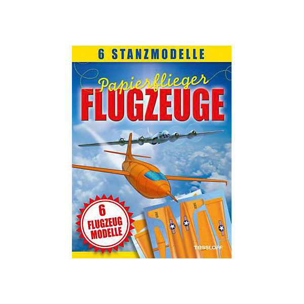 Papierflieger: Flugzeuge - 6 Stanzmodelle