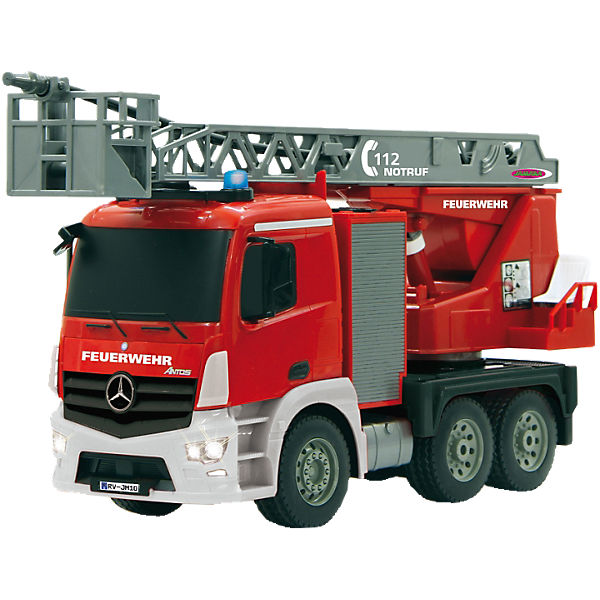 Jamara RC Feuerwehr mit Drehleiter 1:20 Mercedes Antos2 2,4GHz
