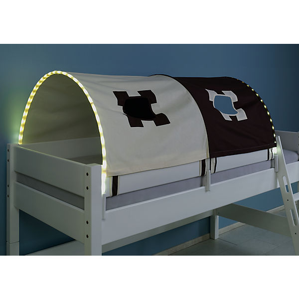 Tunnel inkl. LED-Beleuchtung zu Hoch- & Etagenbetten, 150 cm, Burg