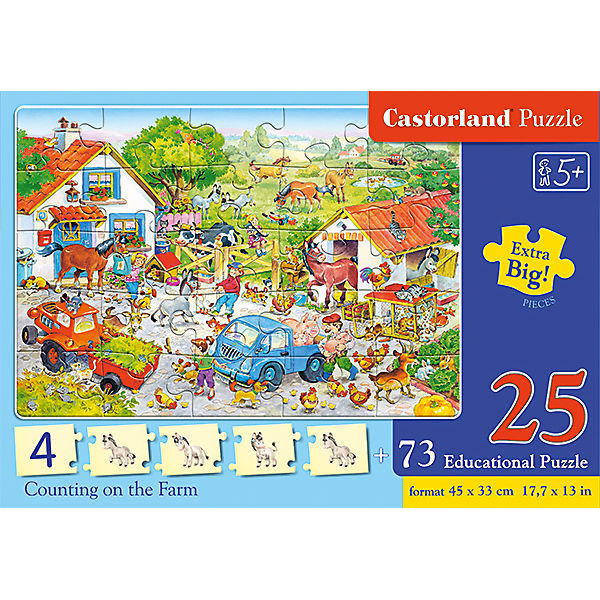 Puzzleset 25/73 Teile - Bauernhof