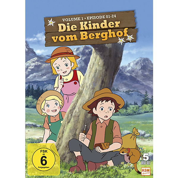 DVD Die Kinder vom Berghof 01 (5 DVDs, Folge 1-24)