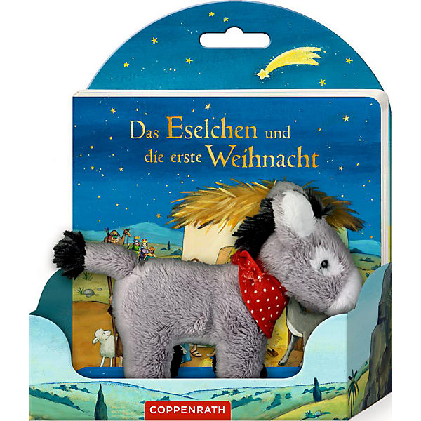 Das Eselchen und die erste Weihnacht, mit Plüschesel