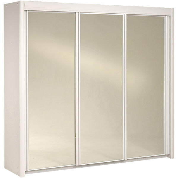 Schwebetürenschrank Carla 3-trg., 217 cm, weiß