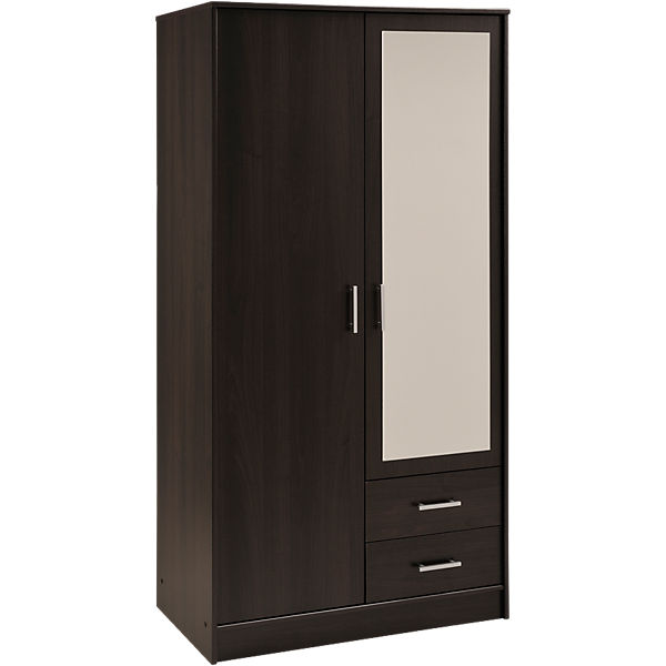 Kleiderschrank Infinity 2-trg., dunkelbraun
