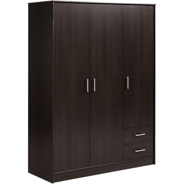 Kleiderschrank Infinity 3-trg., dunkelbraun