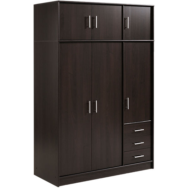 Kleiderschrank Infinity 6-trg., dunkelbraun