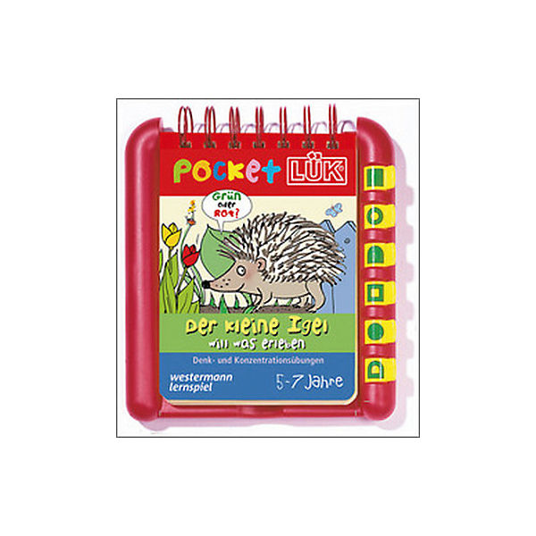 pocket LÜK: Der kleine Igel, Kontrollgerät mit Spiralbuchblock