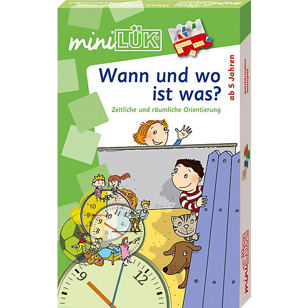 mini LÜK-Set: Wann und wo ist was?