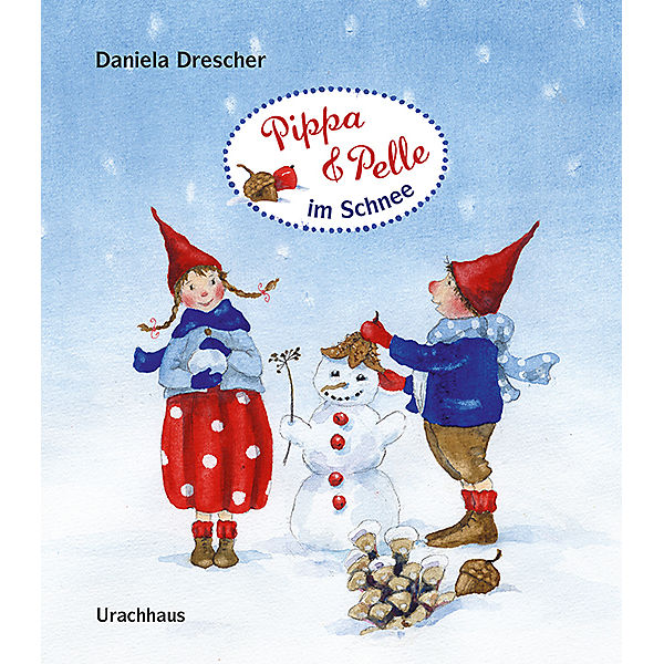 Pippa und Pelle im Schnee