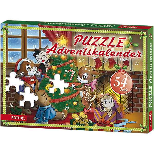 Puzzle-Adventskalender für Minis