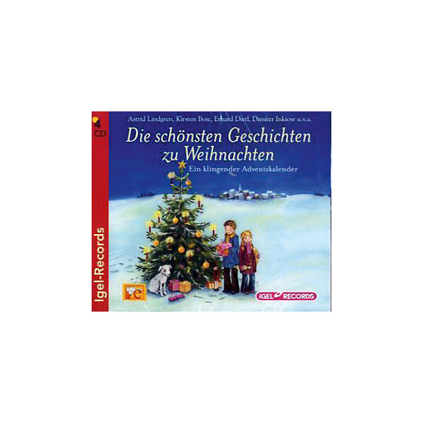 Die schönsten Geschichten zur Weihnachtszeit, 4 Audio-CDs
