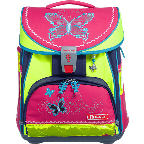 Step by Step Schulranzenset COMFORT DIN Butterfly Dancer, 4-tlg. - Kollektion 2017