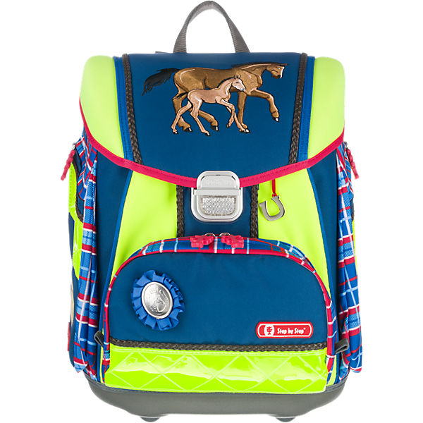 Step by Step Schulranzenset TOUCH DIN Horse Family, 5-tlg.