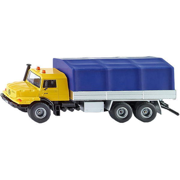 SIKU 3547 Super Mercedes-Benz Zetros mit Pritsche und Plane 1:50