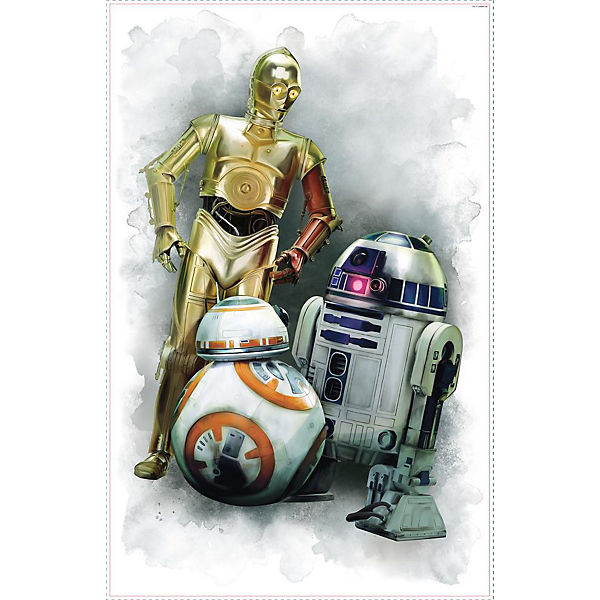 Wandsticker Star Wars Das Erwachen der Macht, R2D2 und C3PO