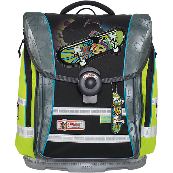 Schulranzenset ERGO Light COMPACT FLEX Fashion-Line Halfpipe , 4-tlg.