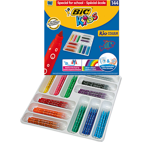 Kid Couleur Filzstifte, 144 Farben