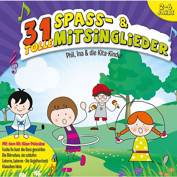 CD 31 tolle Spaß-und Mitsinglieder,Phil,Ina & die Kit