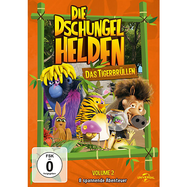DVD Die Dschungelhelden Vol. 2 - Das Tigerbrüllen