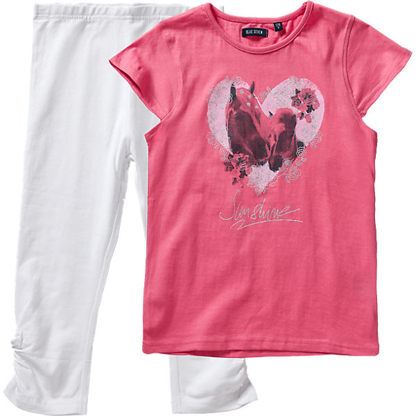 Set T-Shirt + Caprileggings für Mädchen