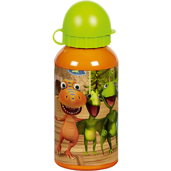Alu Trinkflasche Dino Zug, 400 ml