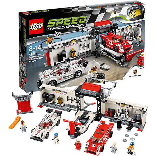 LEGO 75876 Speed Porsche 919 Hybrid and 917K Pit Lane